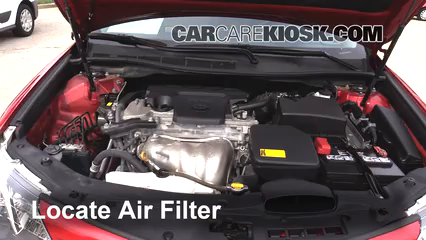 2013 Toyota Camry SE 2.5L 4 Cyl. Air Filter (Engine) Replace